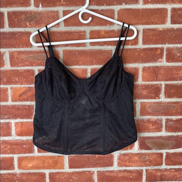 Y2K Bustier lace corset top - Picture 1 of 5